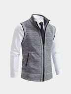 Diego | CHALECO ELEGANTE CON CREMALLERA