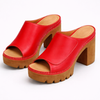 Constanza | Sandalias con Plataforma y Tacón Grueso
