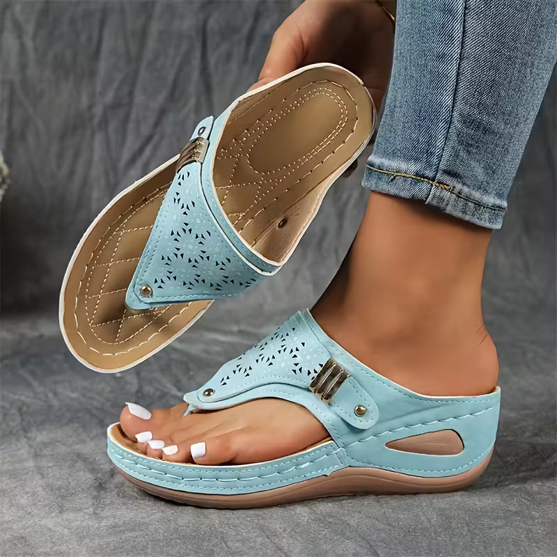 Alhelí | Sandalias con cuña: comodidad y sujeción