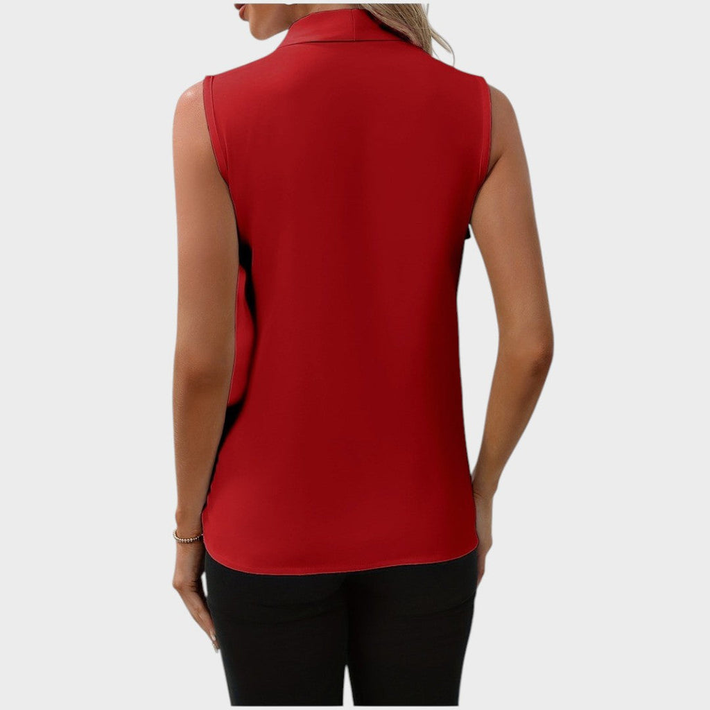 Viviana | Blusa Sin Mangas con Cuello en V