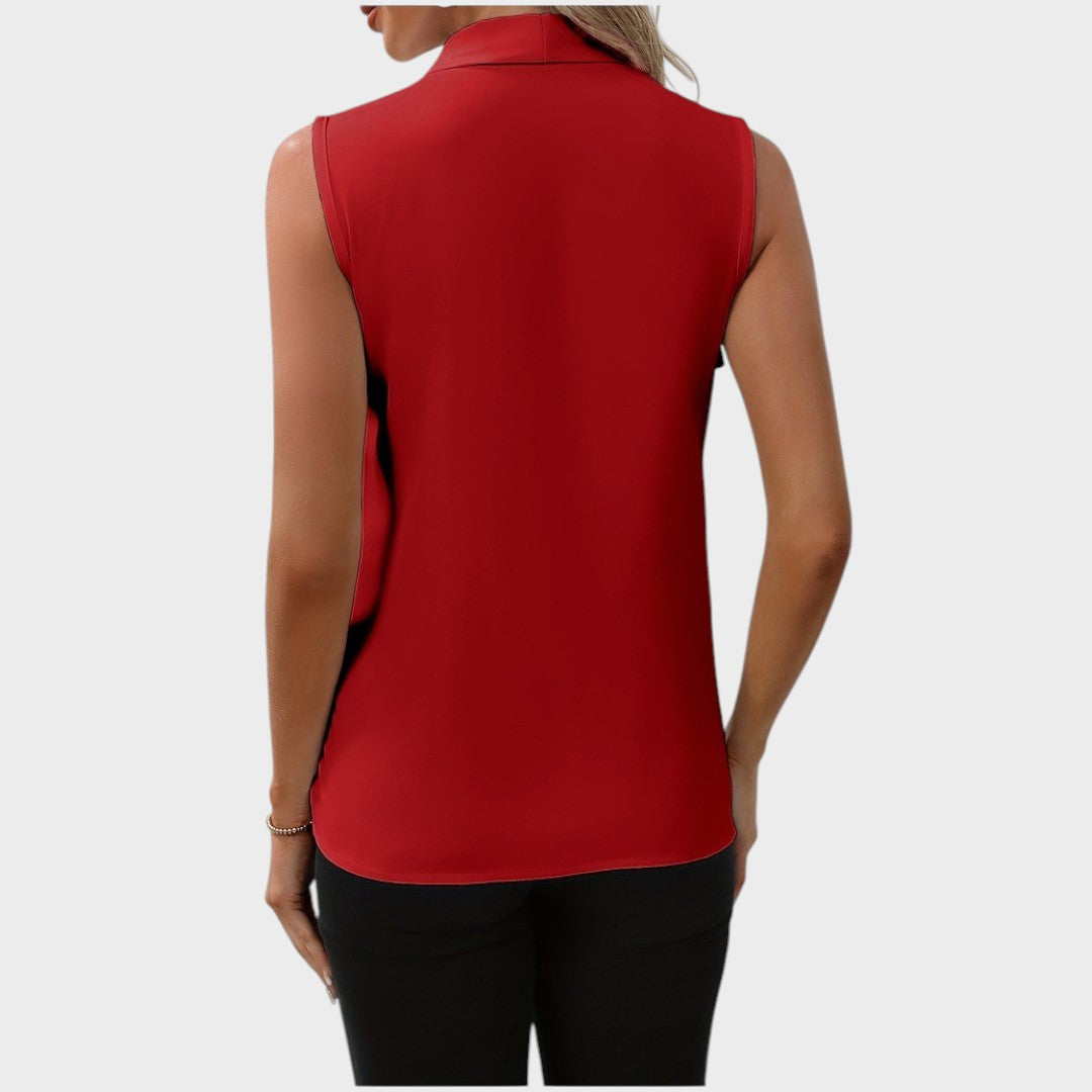 Viviana | Blusa Sin Mangas con Cuello en V