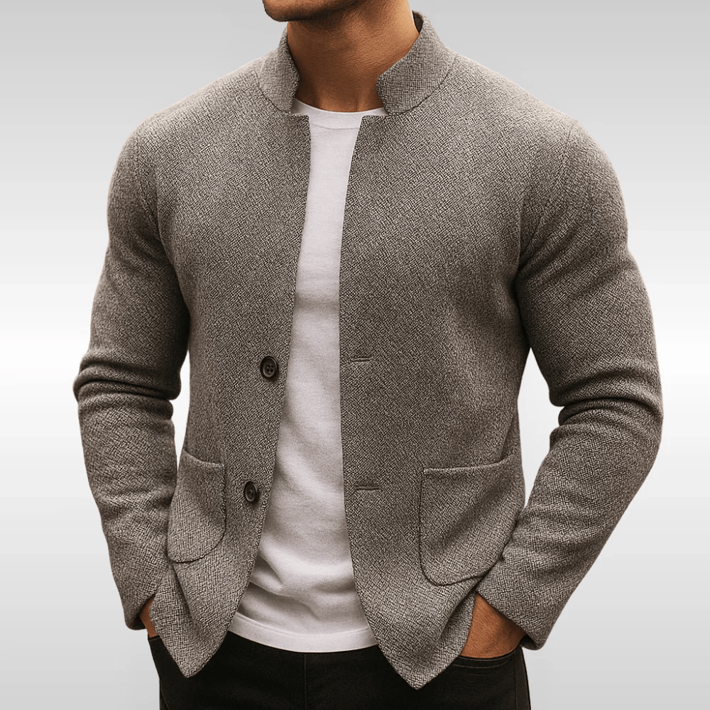 Enzo | CHAQUETA DE PUNTO TEXTURIZADO PARA HOMBRE