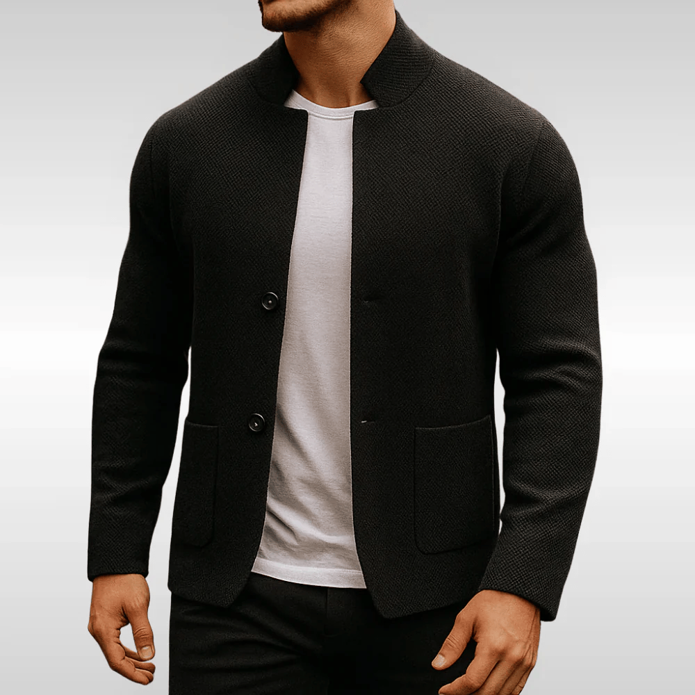 Enzo | CHAQUETA DE PUNTO TEXTURIZADO PARA HOMBRE
