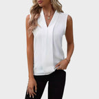 Viviana | Blusa Sin Mangas con Cuello en V