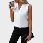Viviana | Blusa Sin Mangas con Cuello en V
