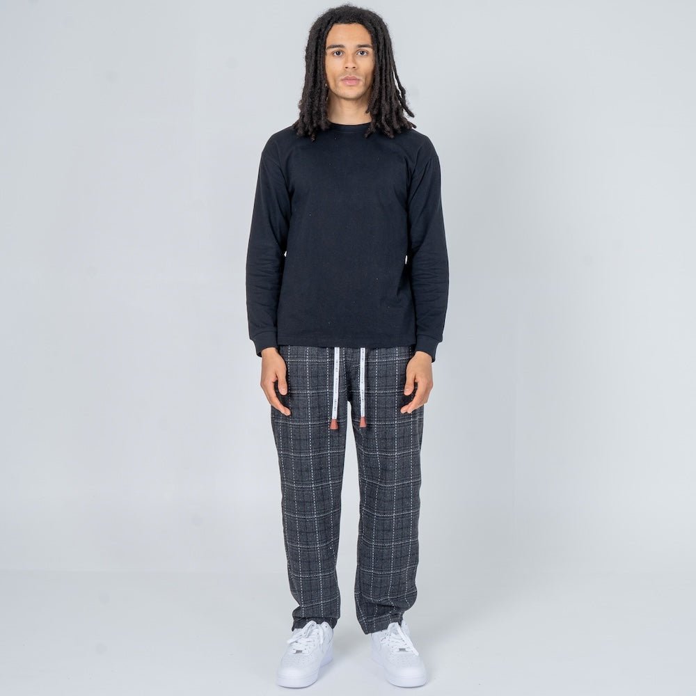 Unai | Pantalón Confort de cuadros - Inés Atelier