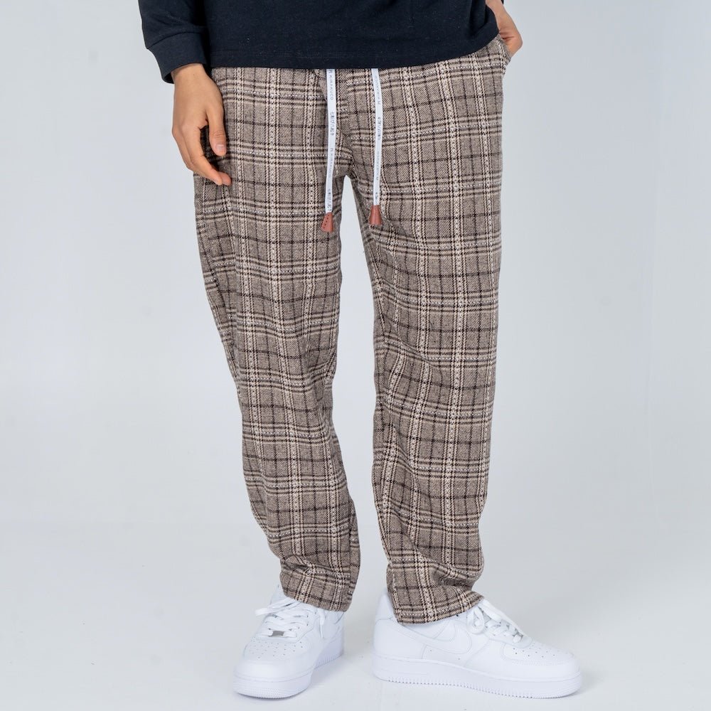 Unai | Pantalón Confort de cuadros - Inés Atelier