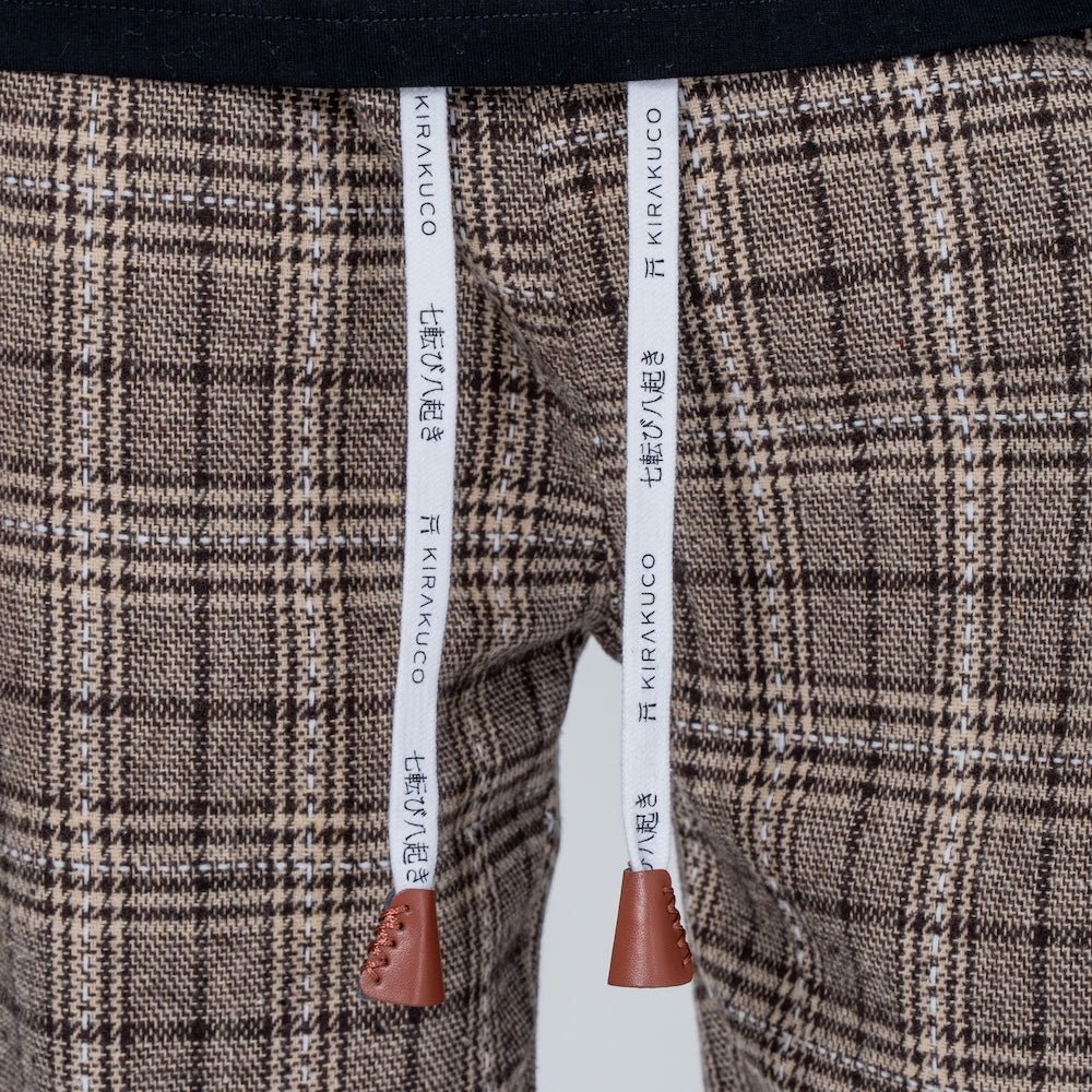 Unai | Pantalón Confort de cuadros - Inés Atelier