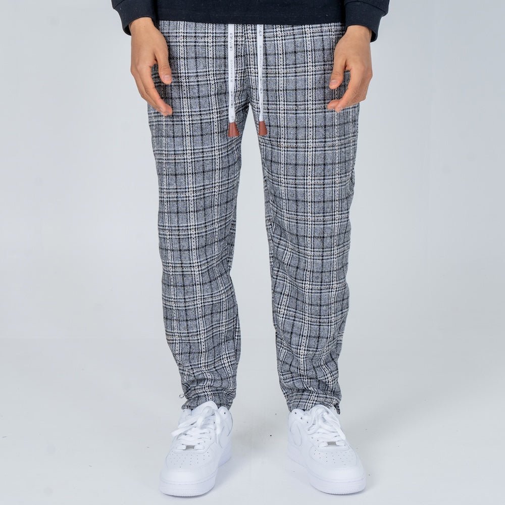 Unai | Pantalón Confort de cuadros - Inés Atelier