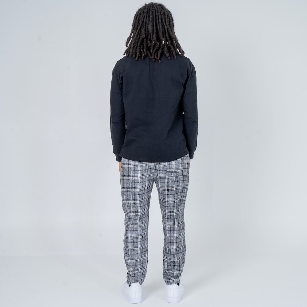 Unai | Pantalón Confort de cuadros - Inés Atelier