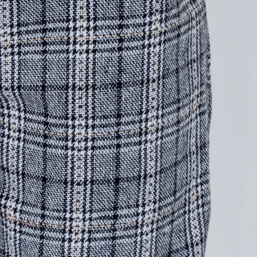 Unai | Pantalón Confort de cuadros - Inés Atelier