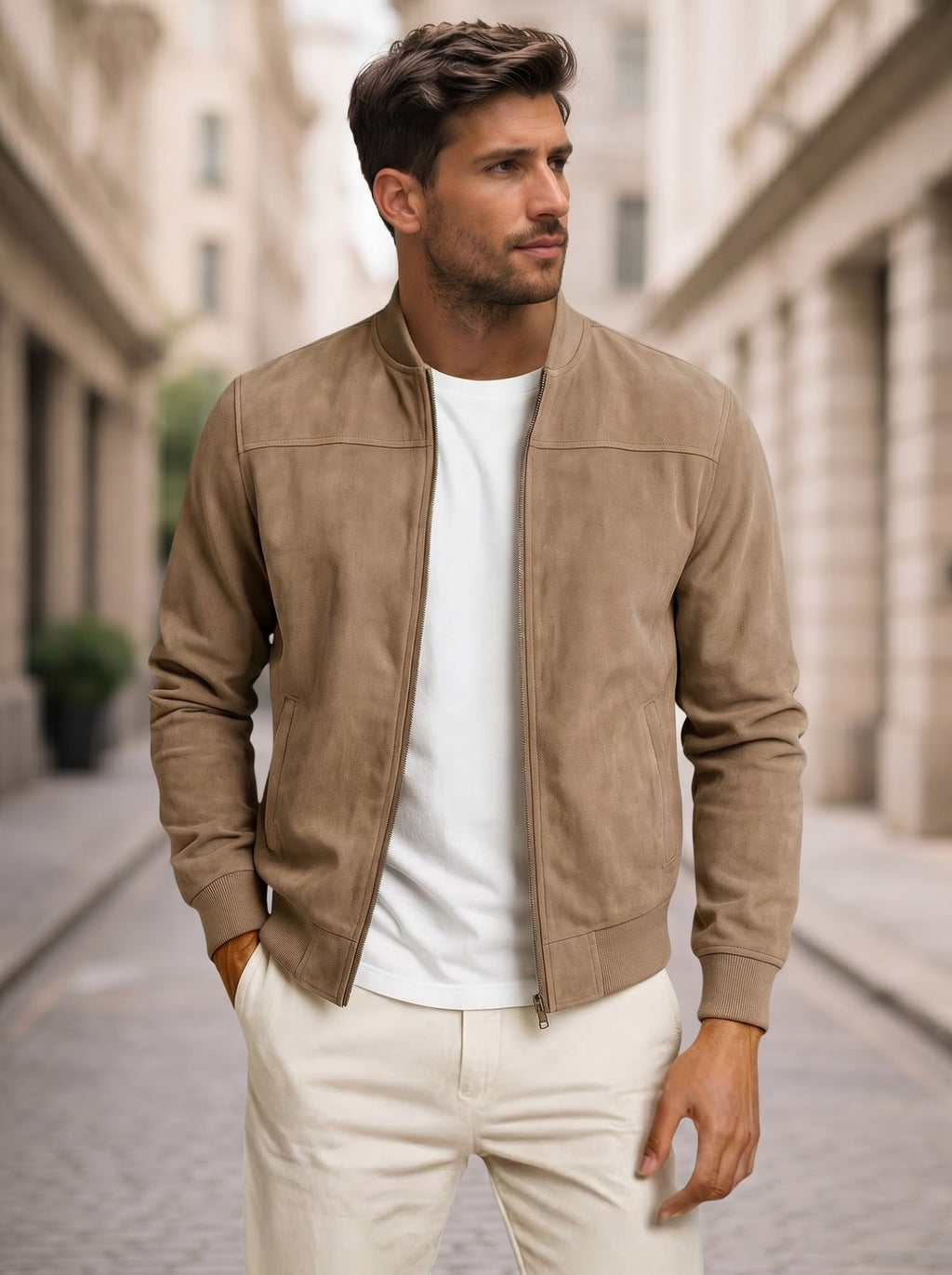 Viggo | Chaqueta imitación de ante para Hombre
