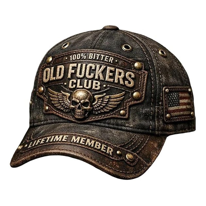 Axel | Gorra vintage bordada del Old Fuckers Club - Inés Atelier