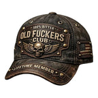 Axel | Gorra vintage bordada del Old Fuckers Club - Inés Atelier