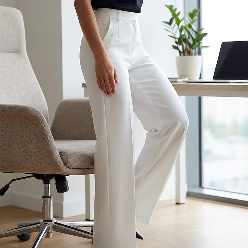 Emma | Pantalón de Sastre Elástico de Tiro Alto - Inés Atelier