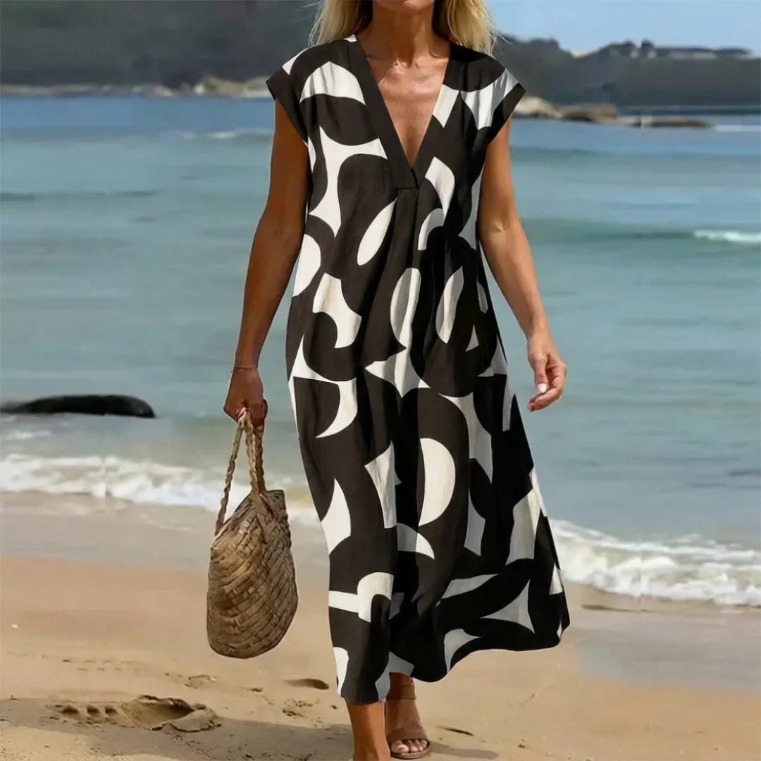Thais | Vestido con detalles calados